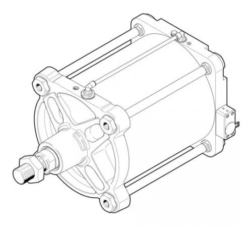 Линейный привод Festo DFPI-320-ND2P-C1V-NB3P-A
