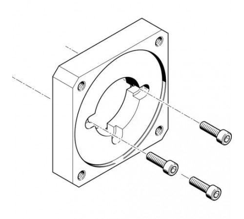 Фланец электродвигателя Festo EAMF-A-64A/B-70A Фланец электродвигателя Festo EAMF-A-64A/B-70A