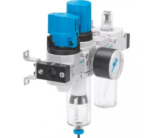 Блок подготовки воздуха Festo FRC-1/4-D-MINI-KC Блок подготовки воздуха Festo FRC-1/4-D-MINI-KC