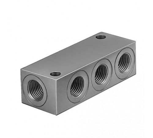 Коллектор разводящий блочный Festo FR-4-1/4-C Коллектор разводящий блочный Festo FR-4-1/4-C