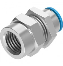Штуцер цанговый для панельного монтажа Festo QSSF-1/2-12-B