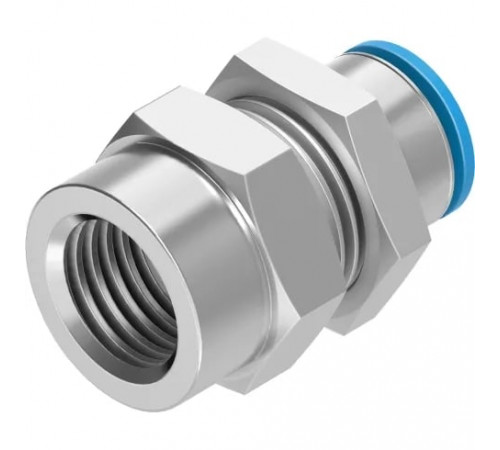 Штуцер цанговый для панельного монтажа Festo QSSF-1/8-8-B Штуцер цанговый для панельного монтажа Festo QSSF-1/8-8-B