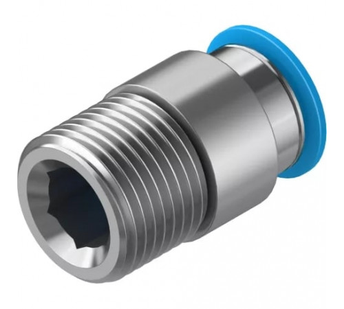 Штуцер цанговый с внутренним шестигранником Festo QS-3/8-10-I Штуцер цанговый с внутренним шестигранником Festo QS-3/8-10-I