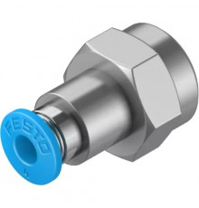 Штуцер цанговый с внутренней резьбой Festo QSF-1/8-4-B