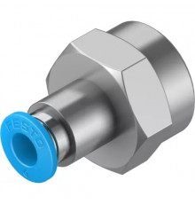 Штуцер цанговый с внутренней резьбой Festo QSF-3/8-6-B