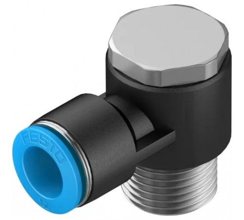 Штуцер цанговый угловой с наружным шестигранником Festo QSLV-1/2-12 Штуцер цанговый угловой с наружным шестигранником Festo QSLV-1/2-12