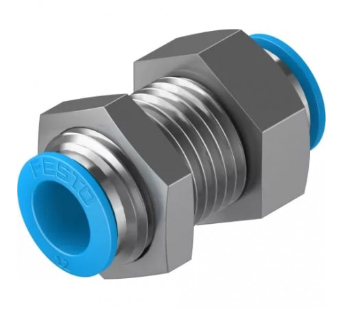 Муфта цанговая для панельного монтажа прямая Festo QSS-12-F Муфта цанговая для панельного монтажа прямая Festo QSS-12-F