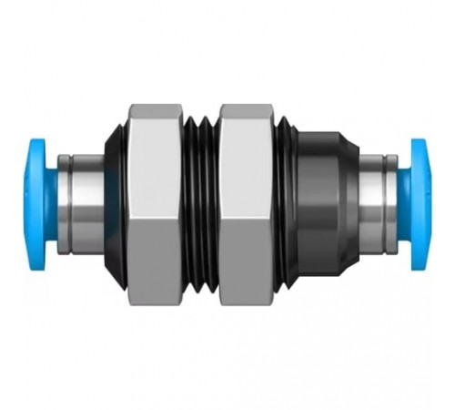 Муфта цанговая для панельного монтажа прямая Festo QSS-4 Муфта цанговая для панельного монтажа прямая Festo QSS-4