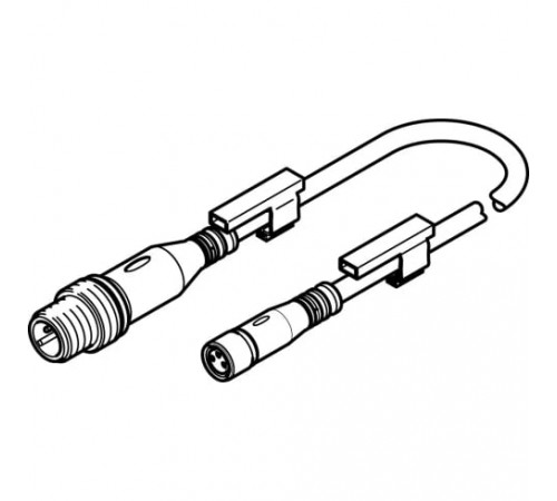 Соединительный кабель Festo NEBU-M8G3-K-0.5-M12G3 Соединительный кабель Festo NEBU-M8G3-K-0.5-M12G3