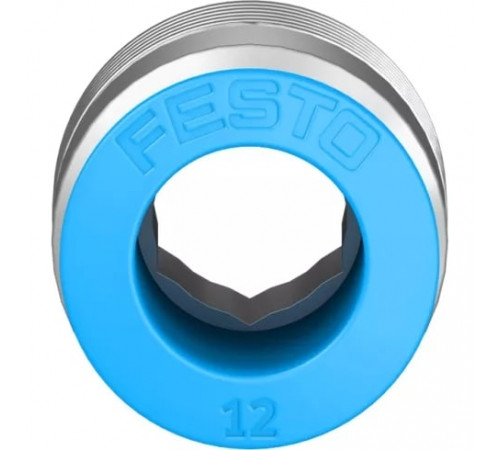 Штуцер цанговый с внутренним шестигранником Festo QS-1/2-12-I Штуцер цанговый с внутренним шестигранником Festo QS-1/2-12-I