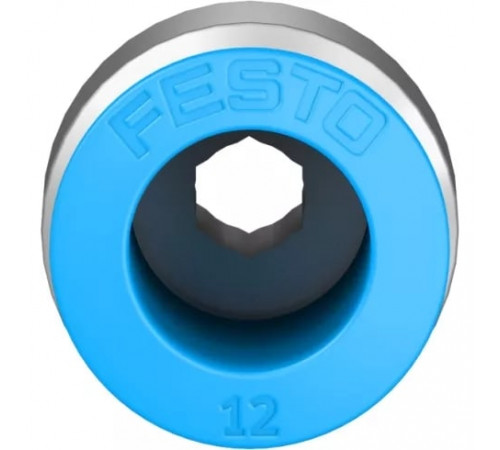 Штуцер цанговый с внутренним шестигранником Festo QS-1/4-12-I Штуцер цанговый с внутренним шестигранником Festo QS-1/4-12-I