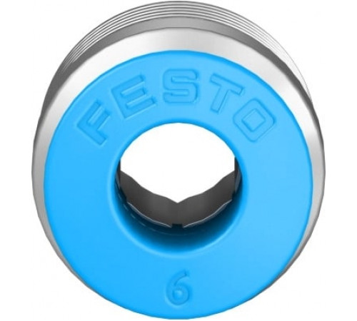 Штуцер цанговый с внутренним шестигранником Festo QS-1/4-6-I Штуцер цанговый с внутренним шестигранником Festo QS-1/4-6-I