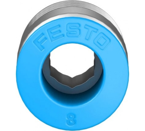 Штуцер цанговый с внутренним шестигранником Festo QS-1/4-8-I Штуцер цанговый с внутренним шестигранником Festo QS-1/4-8-I
