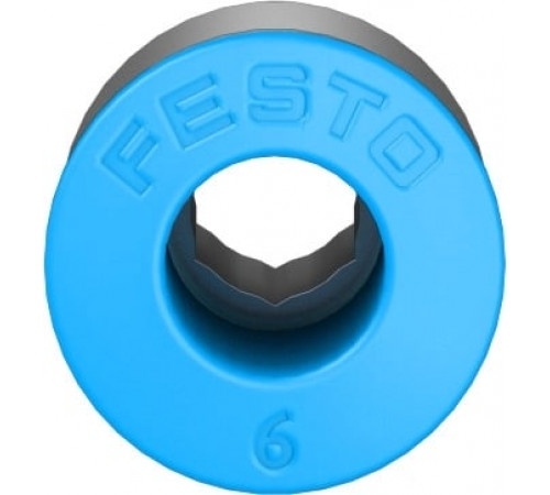 Штуцер цанговый с внутренним шестигранником Festo QS-1/8-6-I Штуцер цанговый с внутренним шестигранником Festo QS-1/8-6-I