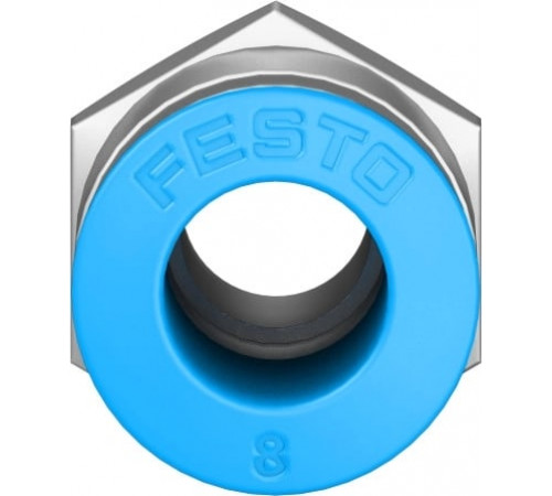 Штуцер цанговый Festo QS-1/8-8 Штуцер цанговый Festo QS-1/8-8