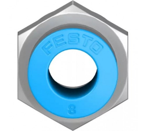 Штуцер цанговый Festo QS-G1/4-8 Штуцер цанговый Festo QS-G1/4-8