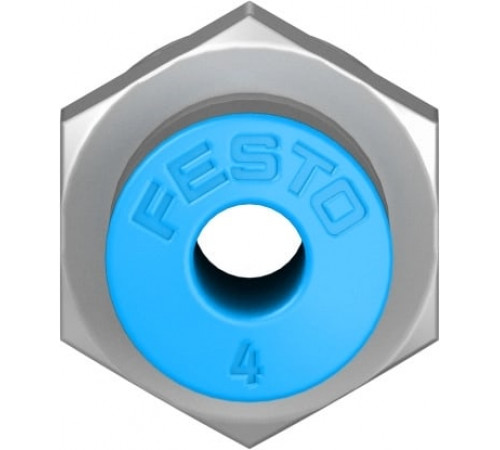 Штуцер цанговый Festo QS-G1/8-4 Штуцер цанговый Festo QS-G1/8-4