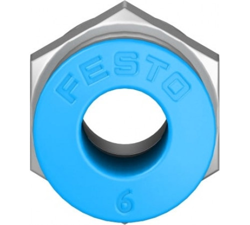 Штуцер цанговый Festo QS-G1/8-6 Штуцер цанговый Festo QS-G1/8-6