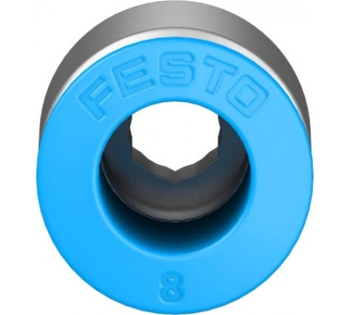 Штуцер цанговый с внутренним шестигранником Festo QS-G1/8-8-I Штуцер цанговый с внутренним шестигранником Festo QS-G1/8-8-I