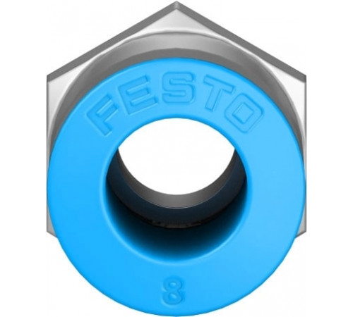 Штуцер цанговый Festo QS-G1/8-8 Штуцер цанговый Festo QS-G1/8-8