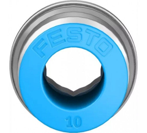 Штуцер цанговый с внутренним шестигранником Festo QS-G3/8-10-I Штуцер цанговый с внутренним шестигранником Festo QS-G3/8-10-I