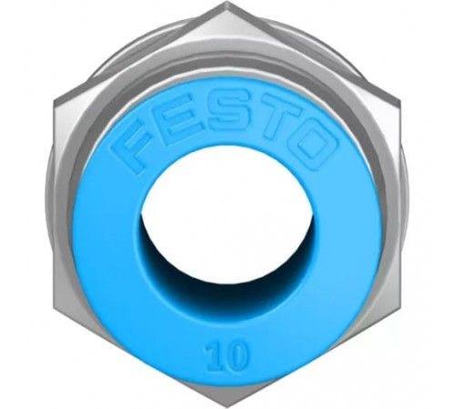 Штуцер цанговый Festo QS-G3/8-10 Штуцер цанговый Festo QS-G3/8-10