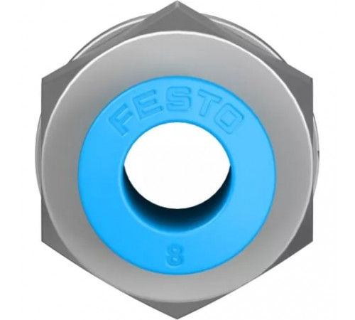 Штуцер цанговый Festo QS-G3/8-8 Штуцер цанговый Festo QS-G3/8-8
