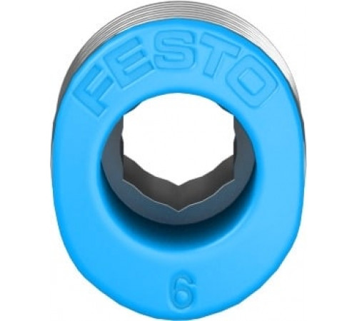 Штуцер цанговый с внутренним шестигранником Festo QSM-1/8-6-I Штуцер цанговый с внутренним шестигранником Festo QSM-1/8-6-I