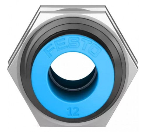 Муфта цанговая для панельного монтажа прямая Festo QSS-12 Муфта цанговая для панельного монтажа прямая Festo QSS-12