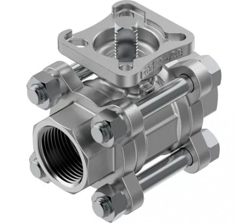 Шаровой кран Festo VZBE-3/4-T-63-T-2-F0304-V15V15 Ру63 Ду20 (PN63 DN20) Шаровой кран Festo VZBE-3/4-T-63-T-2-F0304-V15V15 Ру63 Ду20 (PN63 DN20)