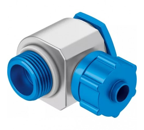 Штуцер ниппельный угловой с накидной гайкой Festo LCK-1/8-PK-6 (комплект 10 шт) Штуцер ниппельный угловой с накидной гайкой Festo LCK-1/8-PK-6 (комплект 10 шт)