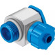 Штуцер ниппельный угловой с накидной гайкой Festo LCK-1/8-PK-6 (комплект 10 шт)
