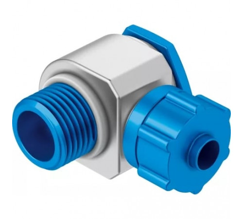 Штуцер ниппельный угловой с накидной гайкой Festo LCK-1/8-PK-6-KU Штуцер ниппельный угловой с накидной гайкой Festo LCK-1/8-PK-6-KU