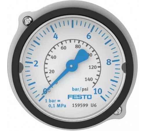 Фланцевый манометр Festo FMA-50-10-1/4-EN Фланцевый манометр Festo FMA-50-10-1/4-EN