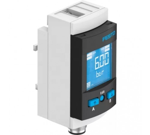 Датчик давления Festo SPAU-P10R-MS4-F-L-PNLK-PNVBA-M8D Датчик давления Festo SPAU-P10R-MS4-F-L-PNLK-PNVBA-M8D
