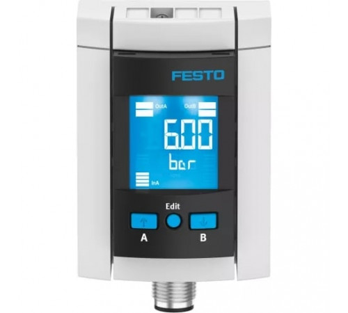 Датчик давления Festo SPAU-P10R-MS6-F-L-PNLK-PNVBA-M12D