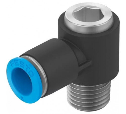 Штуцер цанговый угловой с внутренним шестигранником Festo QSLV-1/4-8-I Штуцер цанговый угловой с внутренним шестигранником Festo QSLV-1/4-8-I