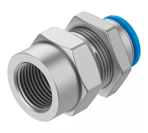 Штуцер цанговый для панельного монтажа Festo QSSF-1/4-8-B Штуцер цанговый для панельного монтажа Festo QSSF-1/4-8-B