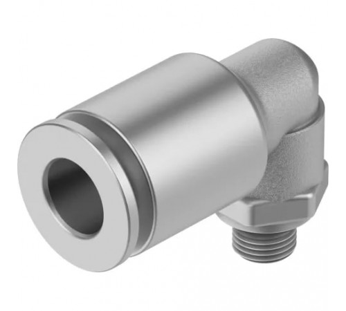 Штуцер цанговый угловой Festo NPQM-L-M5-Q6-P10 Штуцер цанговый угловой Festo NPQM-L-M5-Q6-P10