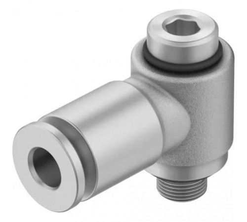 Штуцер цанговый угловой поворотный Festo NPQM-LK-M5-Q4-P10 Штуцер цанговый угловой поворотный Festo NPQM-LK-M5-Q4-P10