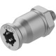 Штуцер цанговый Festo CRQS-M5-6 из нержавеющей стали
