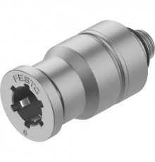 Штуцер цанговый с внутренним шестигранником Festo CRQS-M5-6-I из нержавеющей стали