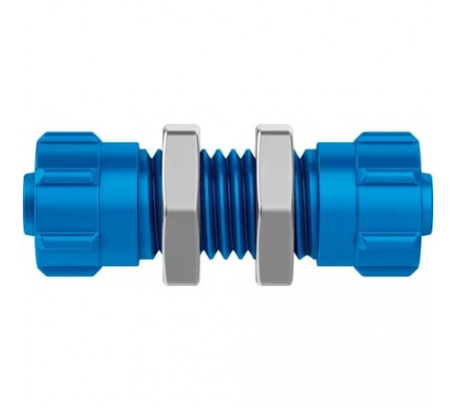 Муфта ниппельная с накидной гайкой для панельного монтажа Festo SCK-PK-4 Муфта ниппельная с накидной гайкой для панельного монтажа Festo SCK-PK-4