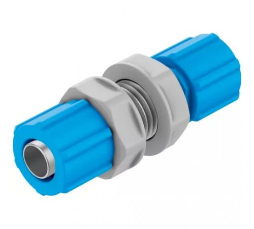 Муфта ниппельная с накидной гайкой для панельного монтажа Festo SCK-PK-6-KU Муфта ниппельная с накидной гайкой для панельного монтажа Festo SCK-PK-6-KU