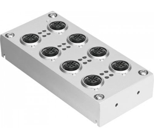Плита для блочного монтажа Festo CPX-AB-4-M12X2-5P-M3 Плита для блочного монтажа Festo CPX-AB-4-M12X2-5P-M3