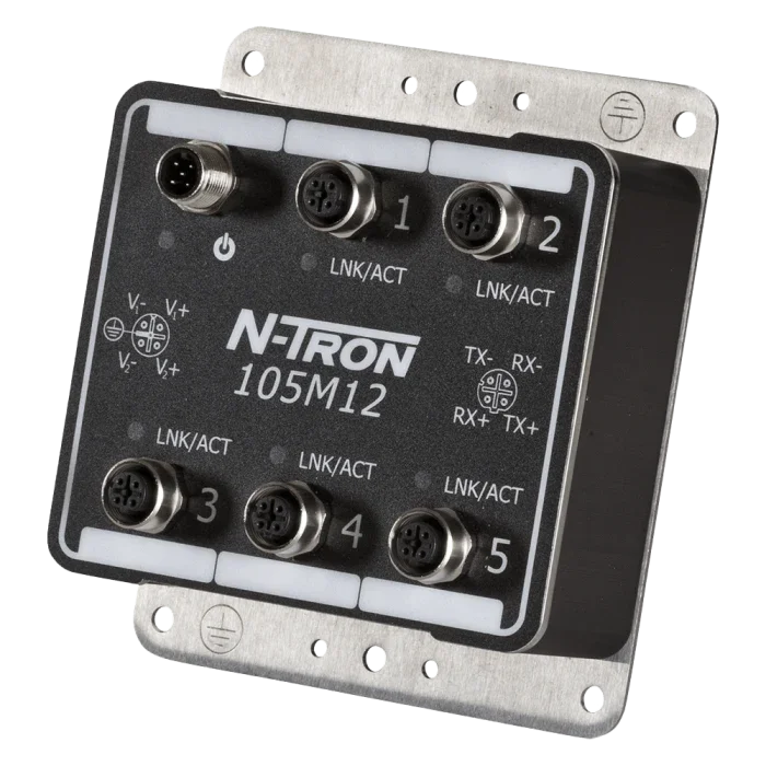 N-Tron 105M12 — неуправляемый ethernet-коммутатор