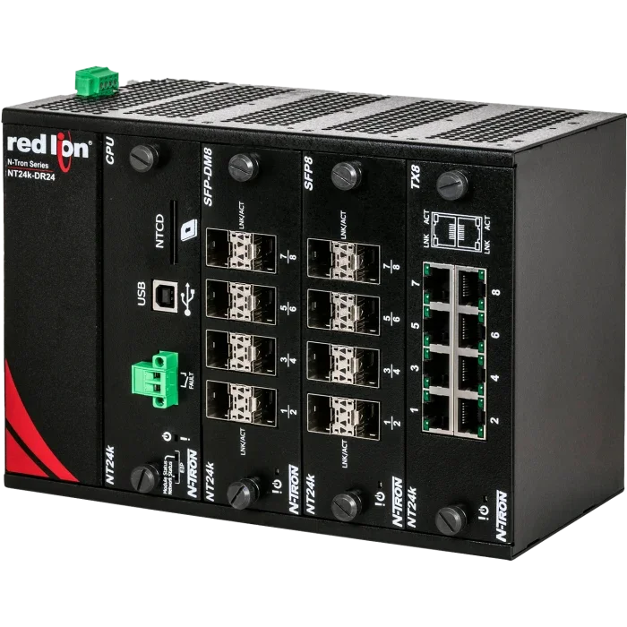 N-Tron NT24K-DR24-AC — управляемый ethernet-коммутатор