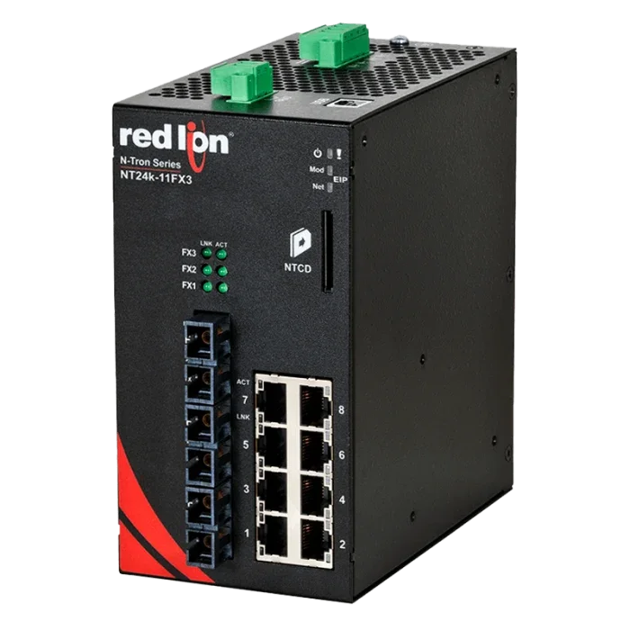N-Tron NT24K-11FX3-SC — управляемый ethernet-коммутатор