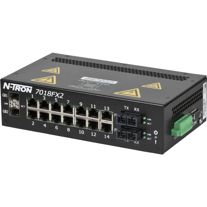 N-Tron 7018FX2-SC — управляемый ethernet-коммутатор