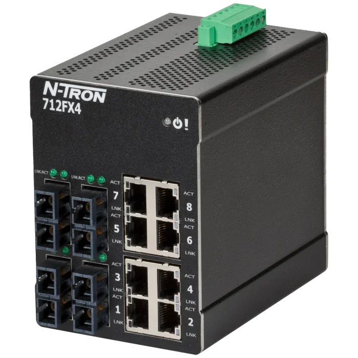 N-Tron 712FX4-SC — управляемый ethernet-коммутатор